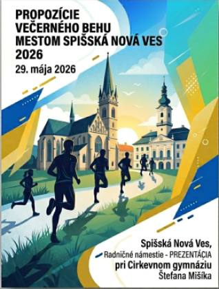 Večerný beh mestom 2026 | spisskanovaves.eu