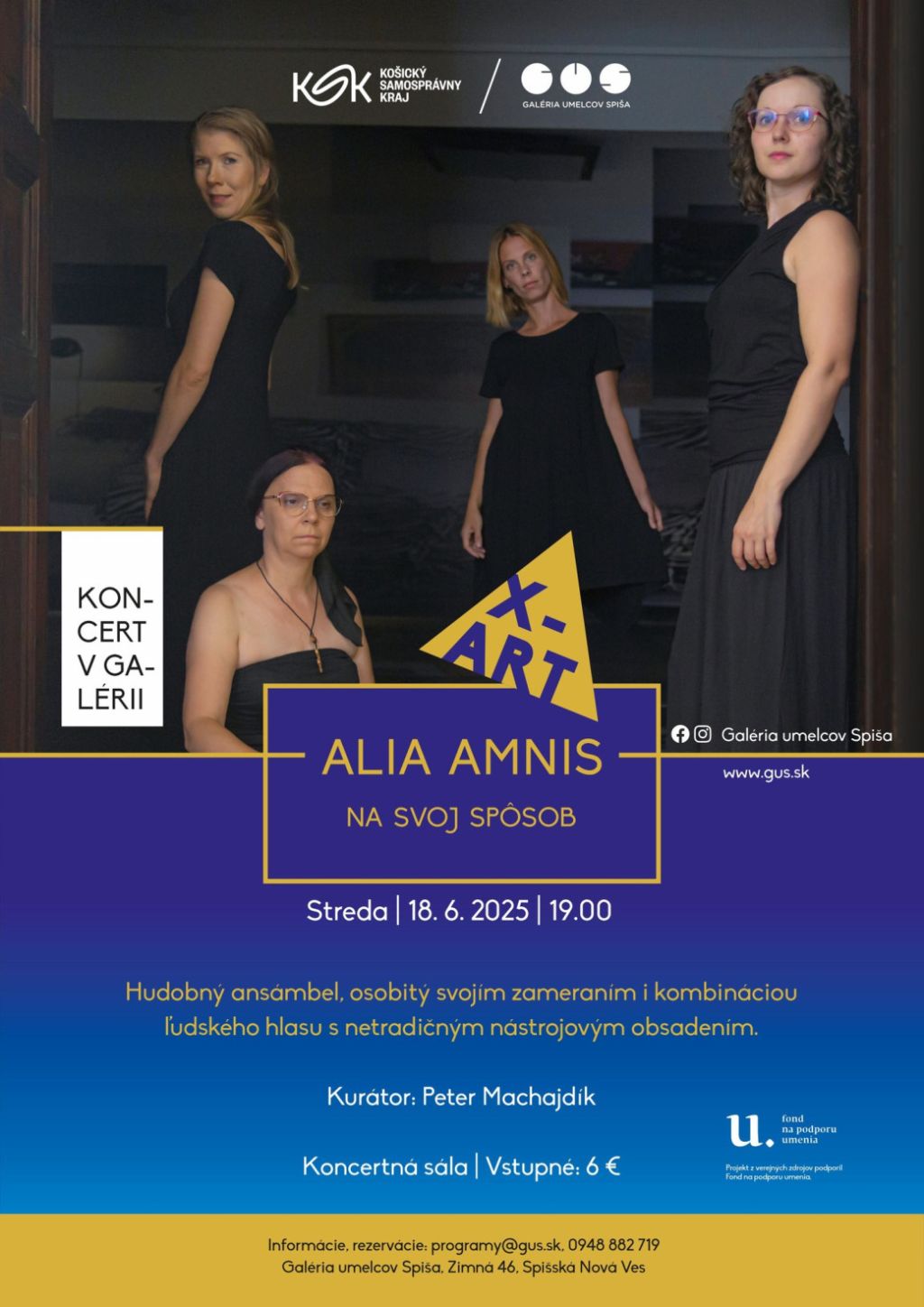 Obrázok podujatia X-ART | Koncert v galérii: Alia Amnis