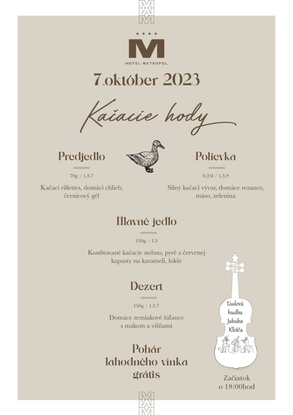 Obrázok podujatia Kačacie hody - zážitková večera