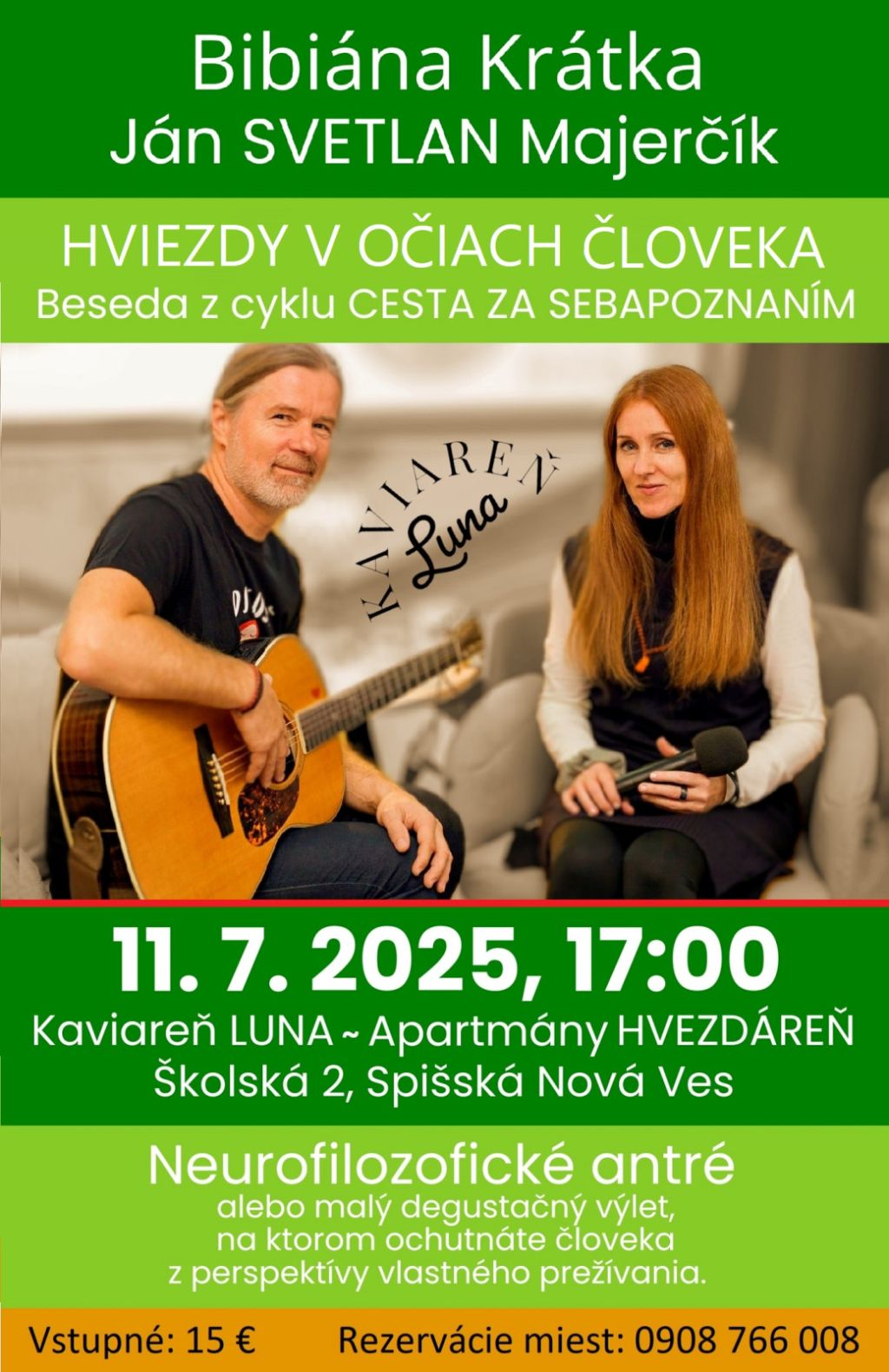 Obrázok podujatia Hviezdy v očiach človeka / Bibiána Krátka, Ján Svetlan Majerčík