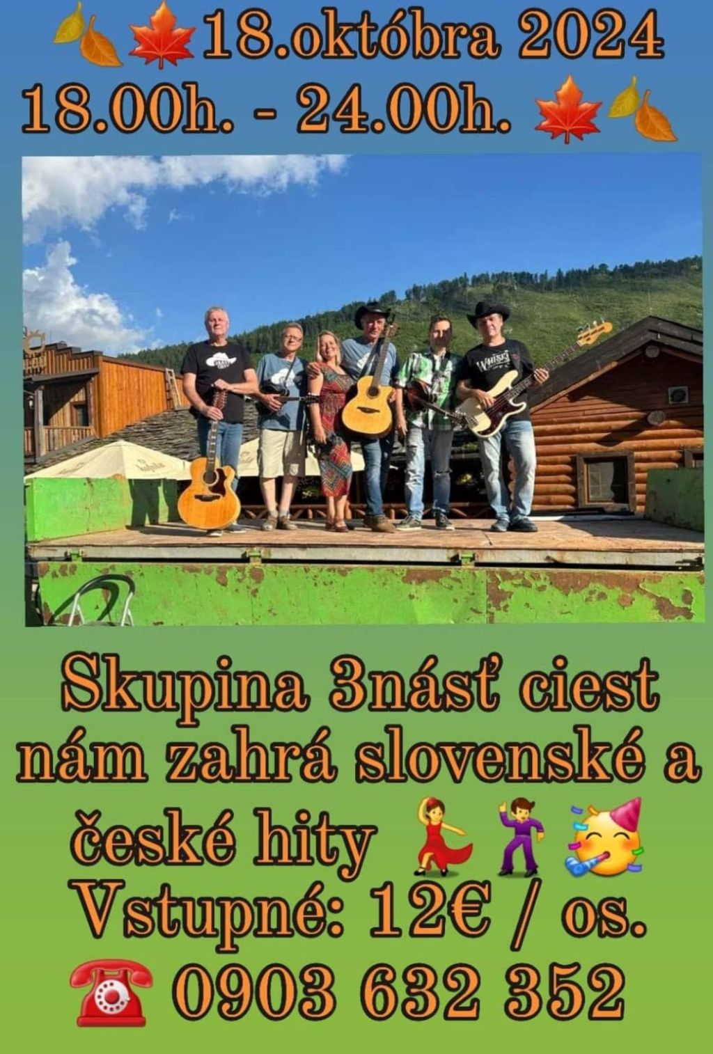 Obrázok podujatia Country večer / 3násť ciest