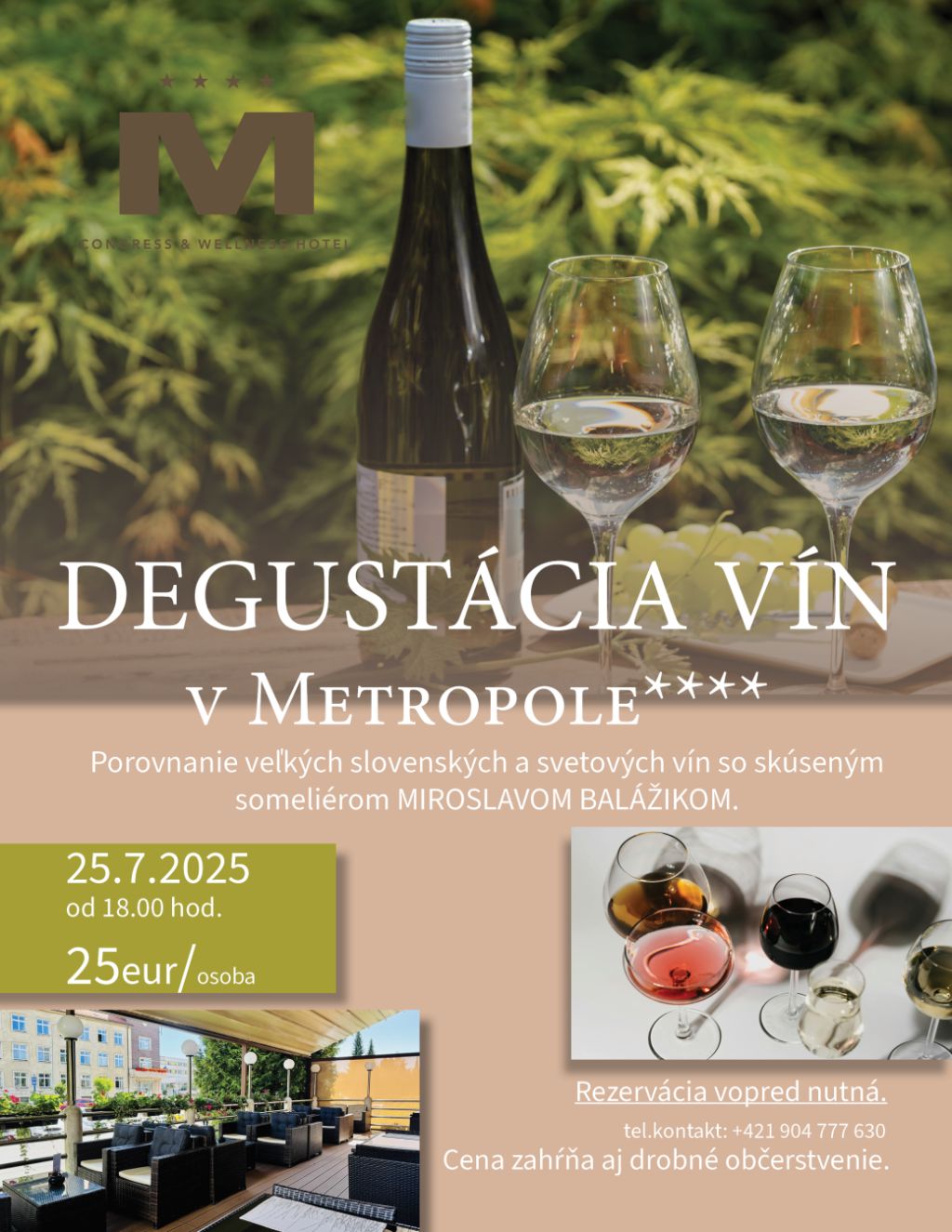 Obrázok podujatia Degustácia vín s Miroslavom Balážikom