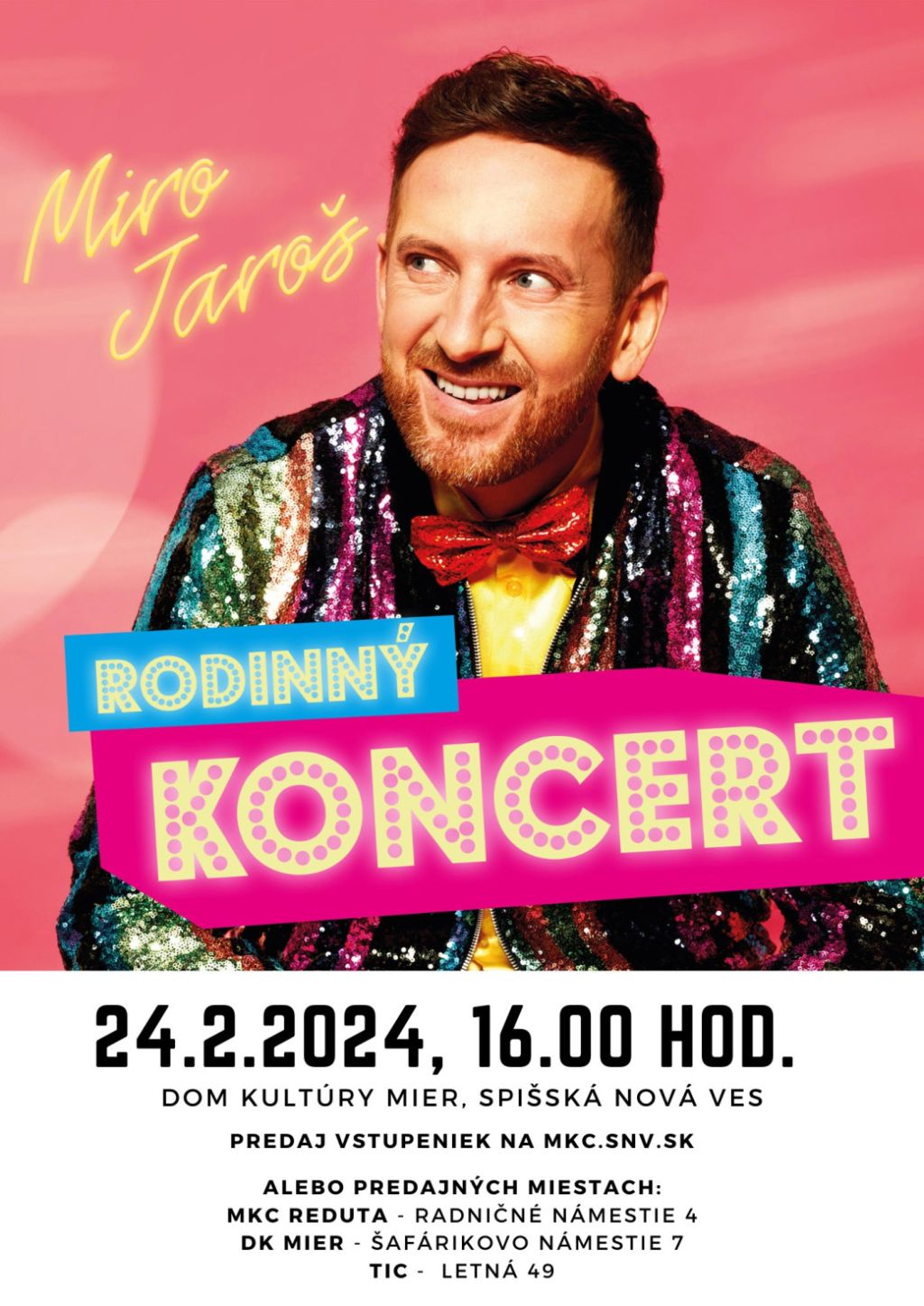 Obrázok podujatia MIRO JAROŠ: rodinný koncert