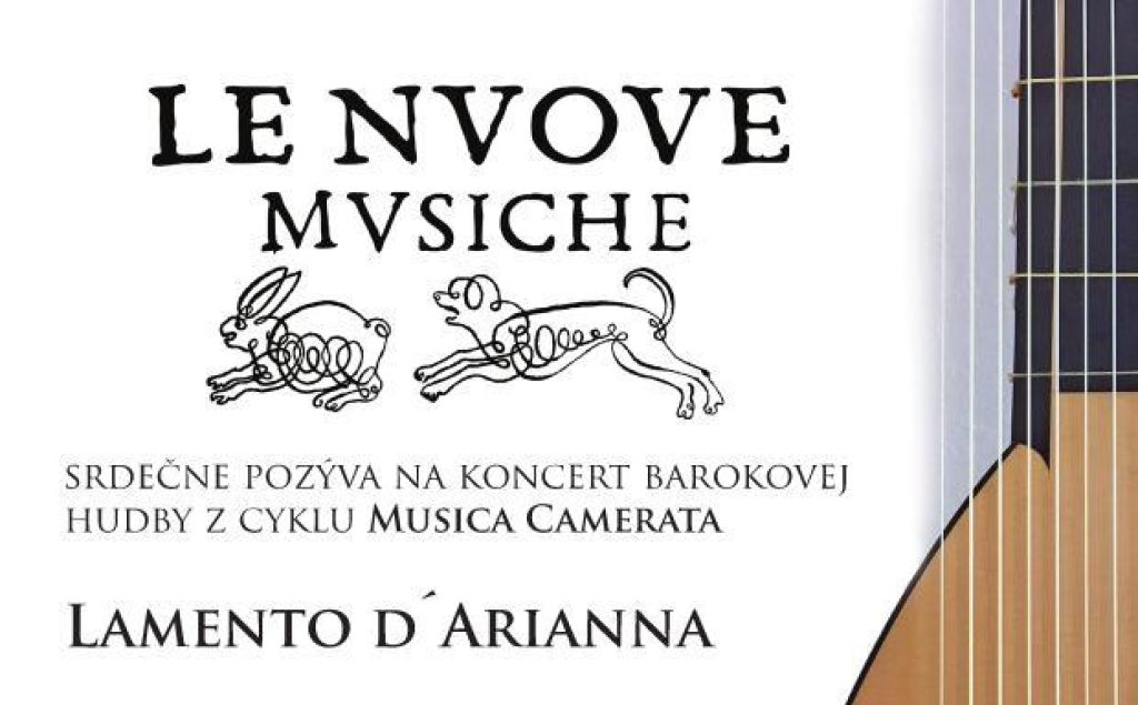 Obrázok podujatia Le Nuove Musiche - baroková hudba z cyklu Musica Camerata