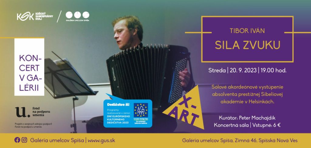 Obrázok podujatia Koncert v galérii / X-ART: Tibor Iván