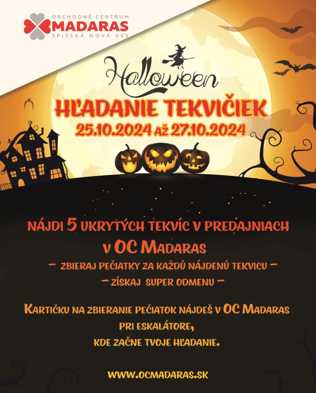 Obrázok podujatia Hľadanie tekvičiek v OC Madaras