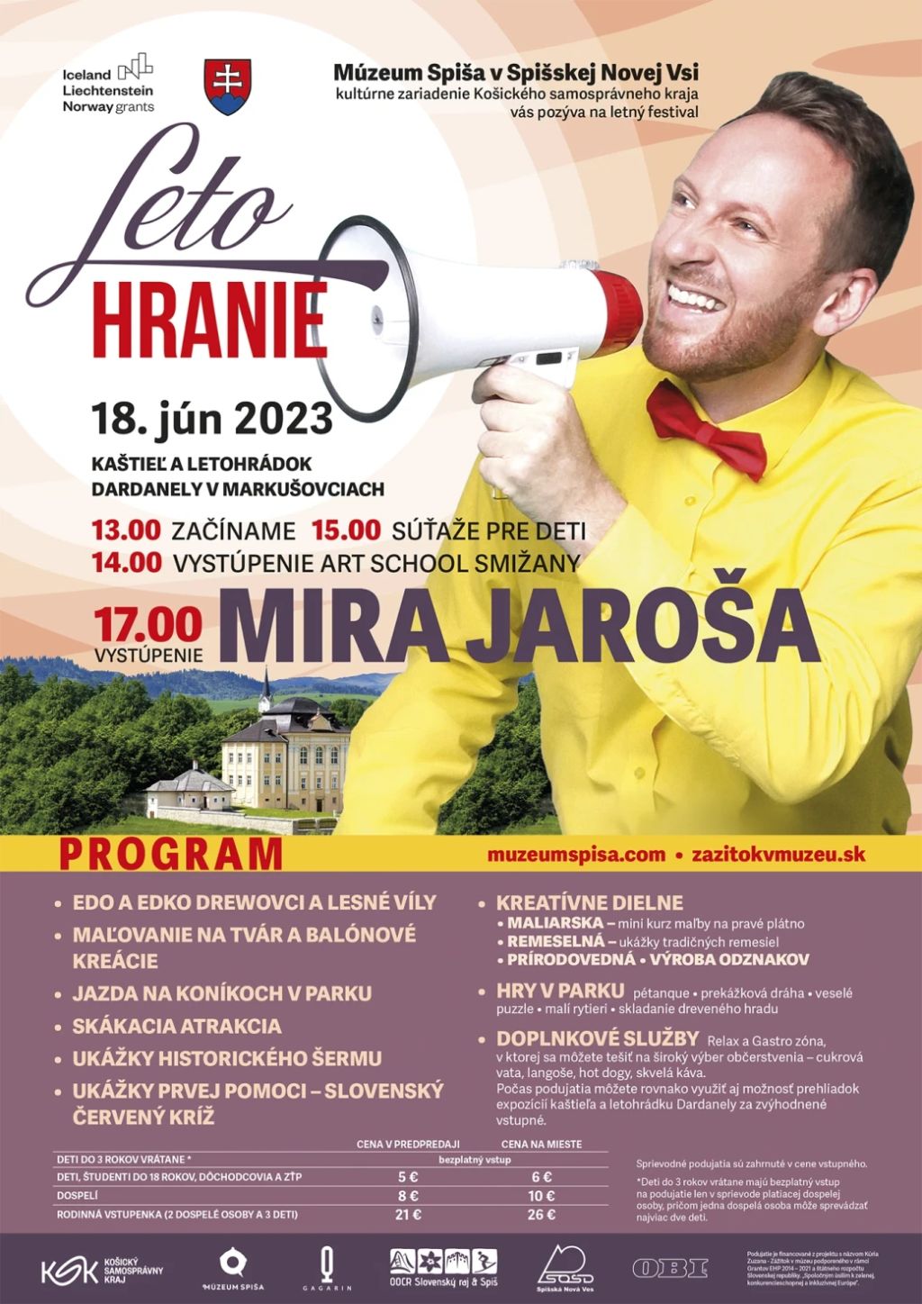 Obrázok podujatia LetoHRANIE v Markušovciach