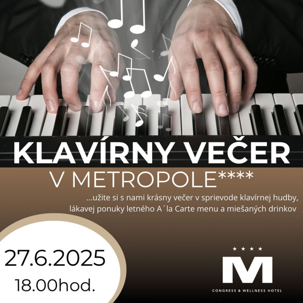 Obrázok podujatia Klavírny večer v Metropole