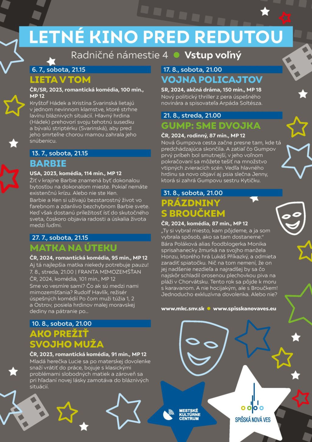 Obrázok podujatia Letné kino pred Redutou