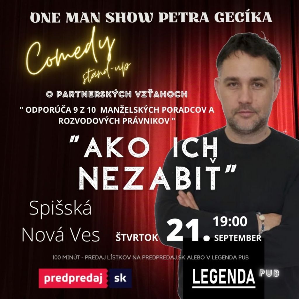 Obrázok podujatia Ako ich nezabiť / comedy stand-up