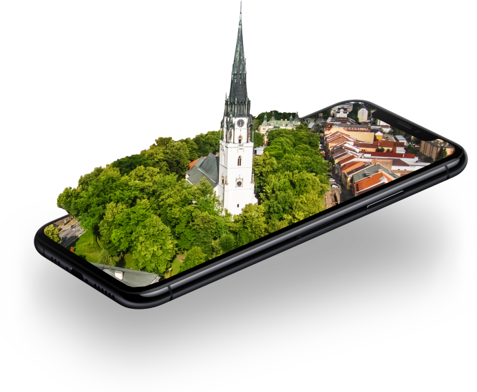 Pozadie sekcie mobilná aplikácia do vrecka
