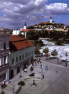 Nitra - pohľad na námestie